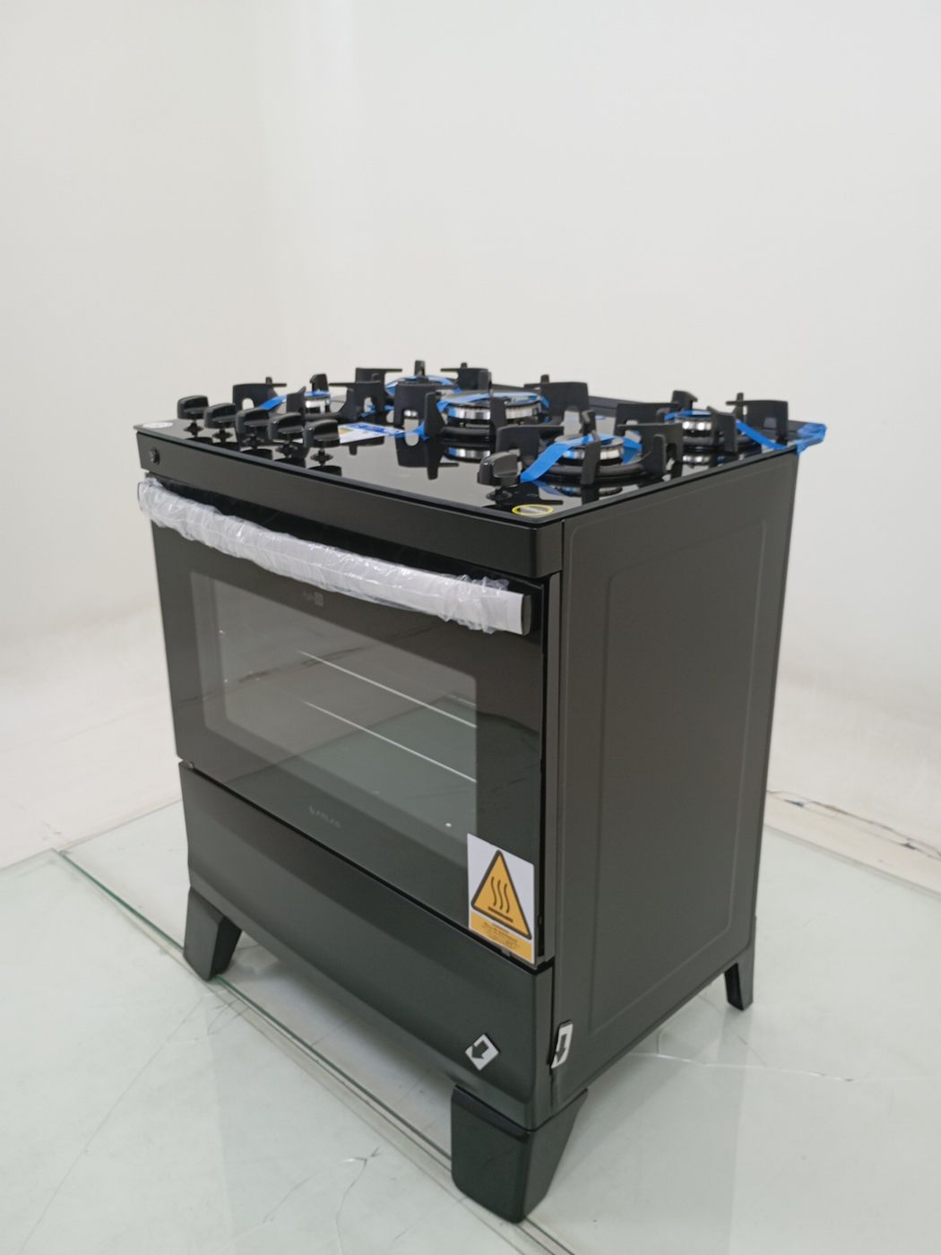 FOGAO ATLAS 5 BOCAS COM MESA DE VIDRO AGILE U