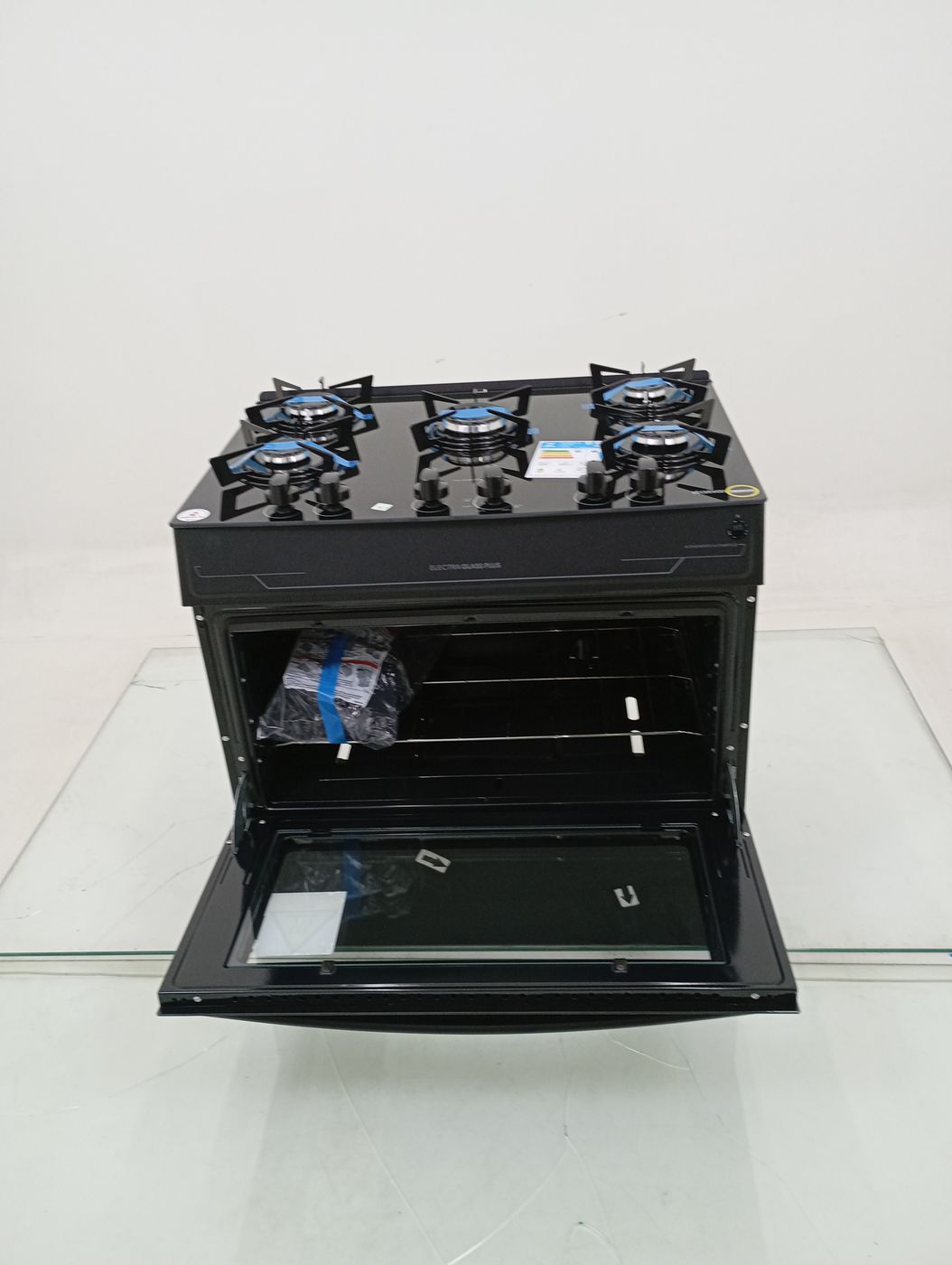 FOGAO ITATIAIA 5 BOCAS ELECTRA GLASS PLUS - P