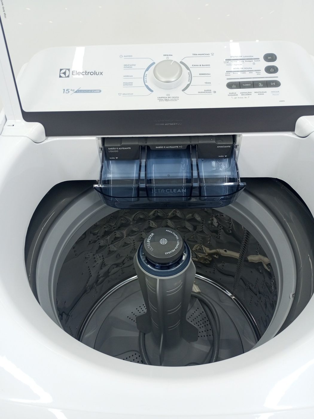 LAVADORA ELECTROLUX TOP LOAD LED15 ESSENTIAL 