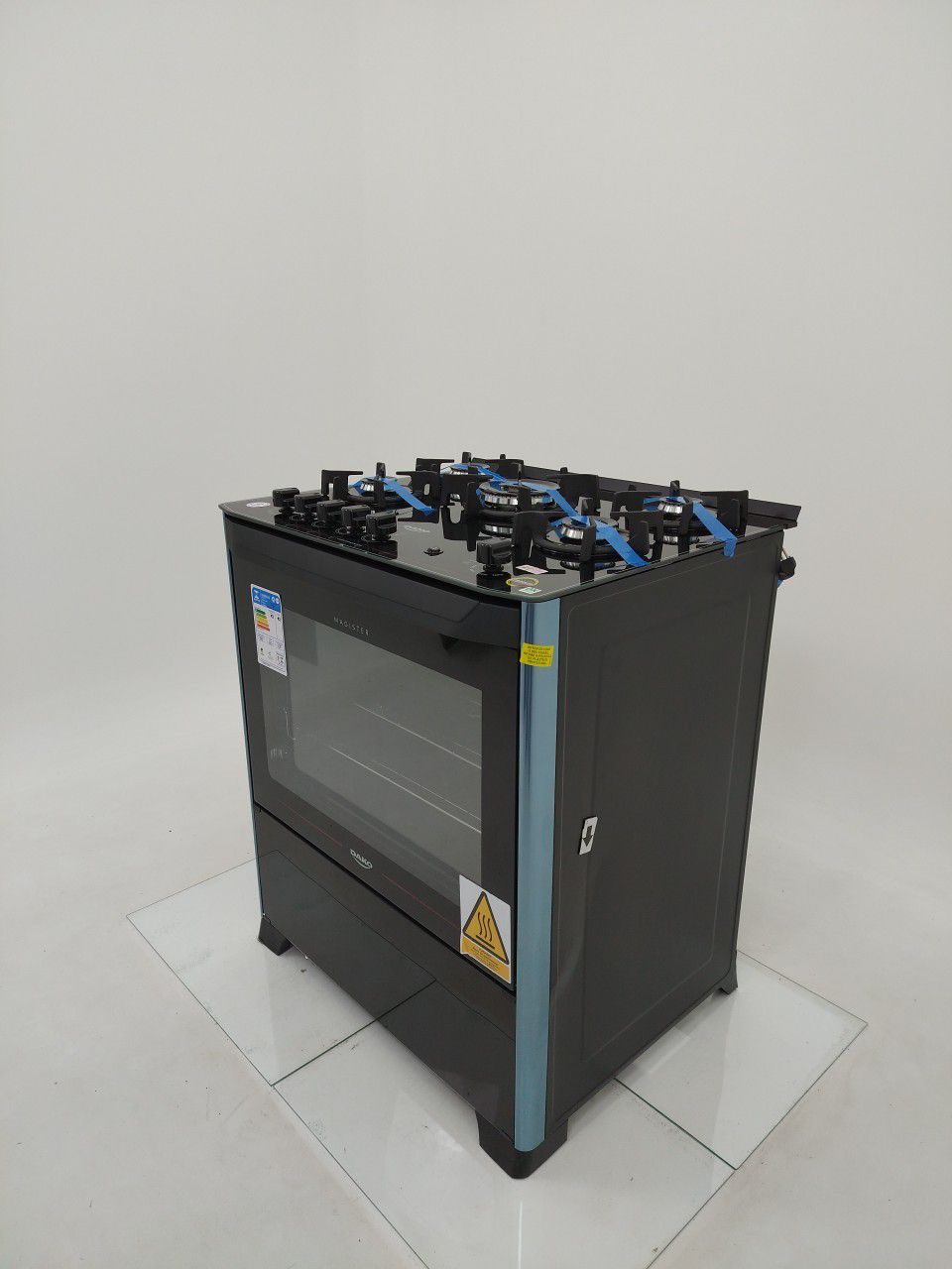 FOGAO DAKO 5 BOCAS MESA DE VIDRO MAGISTER - P