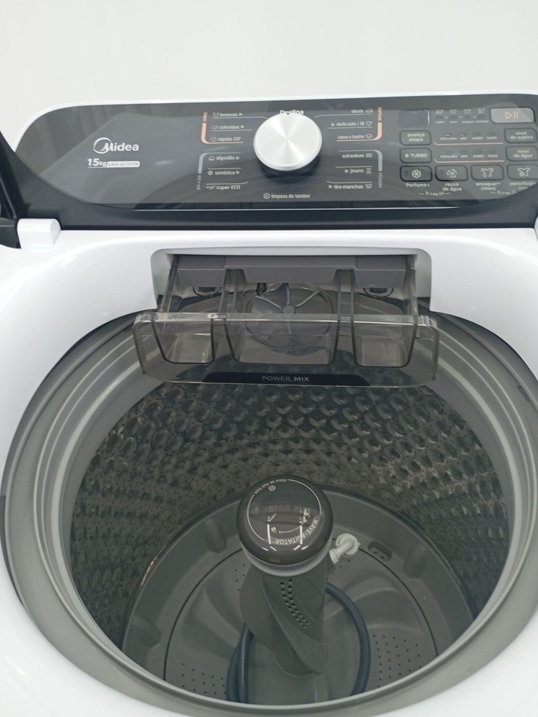 LAVADORA MIDEA LAVADORA TOP LOAD 15KG - BRANC
