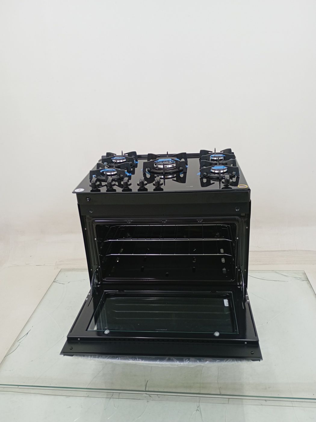 FOGAO ATLAS 5 BOCAS COM MESA DE VIDRO AGILE U