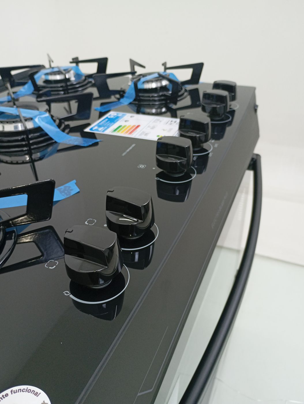 FOGAO ITATIAIA 5 BOCAS ELECTRA GLASS PLUS - P