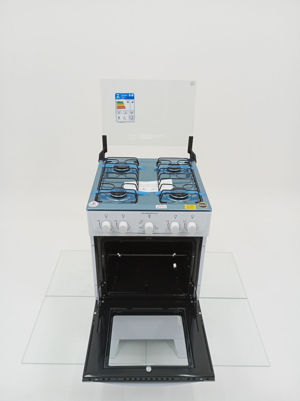 FOGAO ATLAS CLISEUM PLUS 4 BOCAS MESA INOX - 