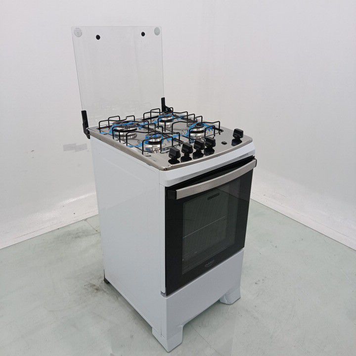 FOGAO ATLAS 4 BOCAS SUMPRE MESA INOX - BRANCO