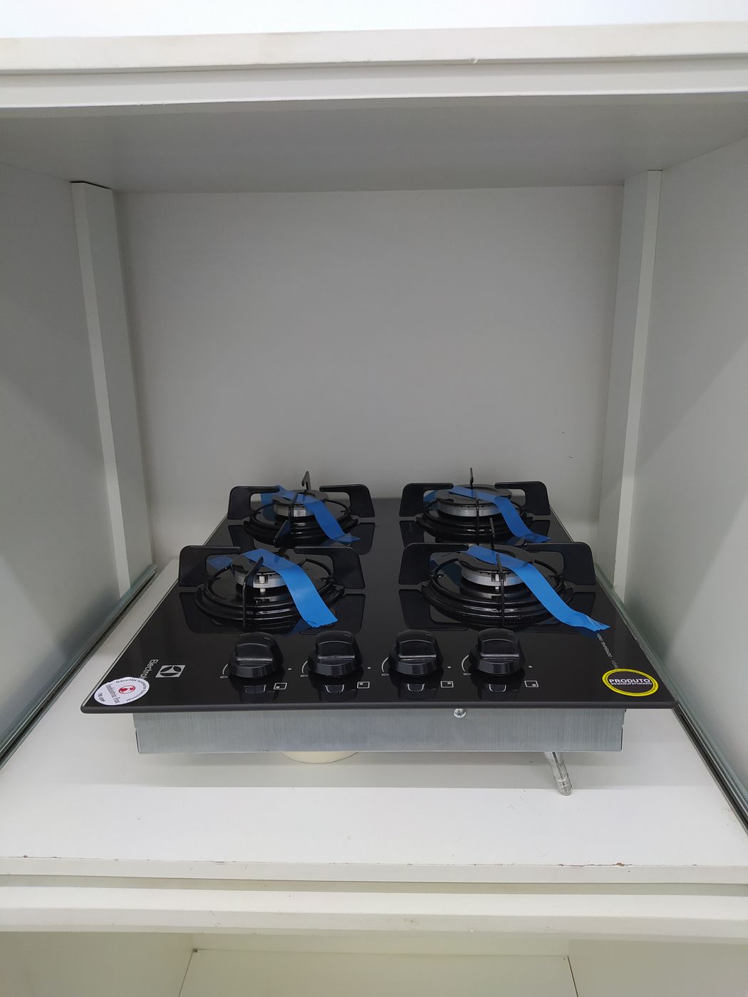 Cooktop Electrolux Ke4gp Gas 4q Ke4gp Preto TudoBônus