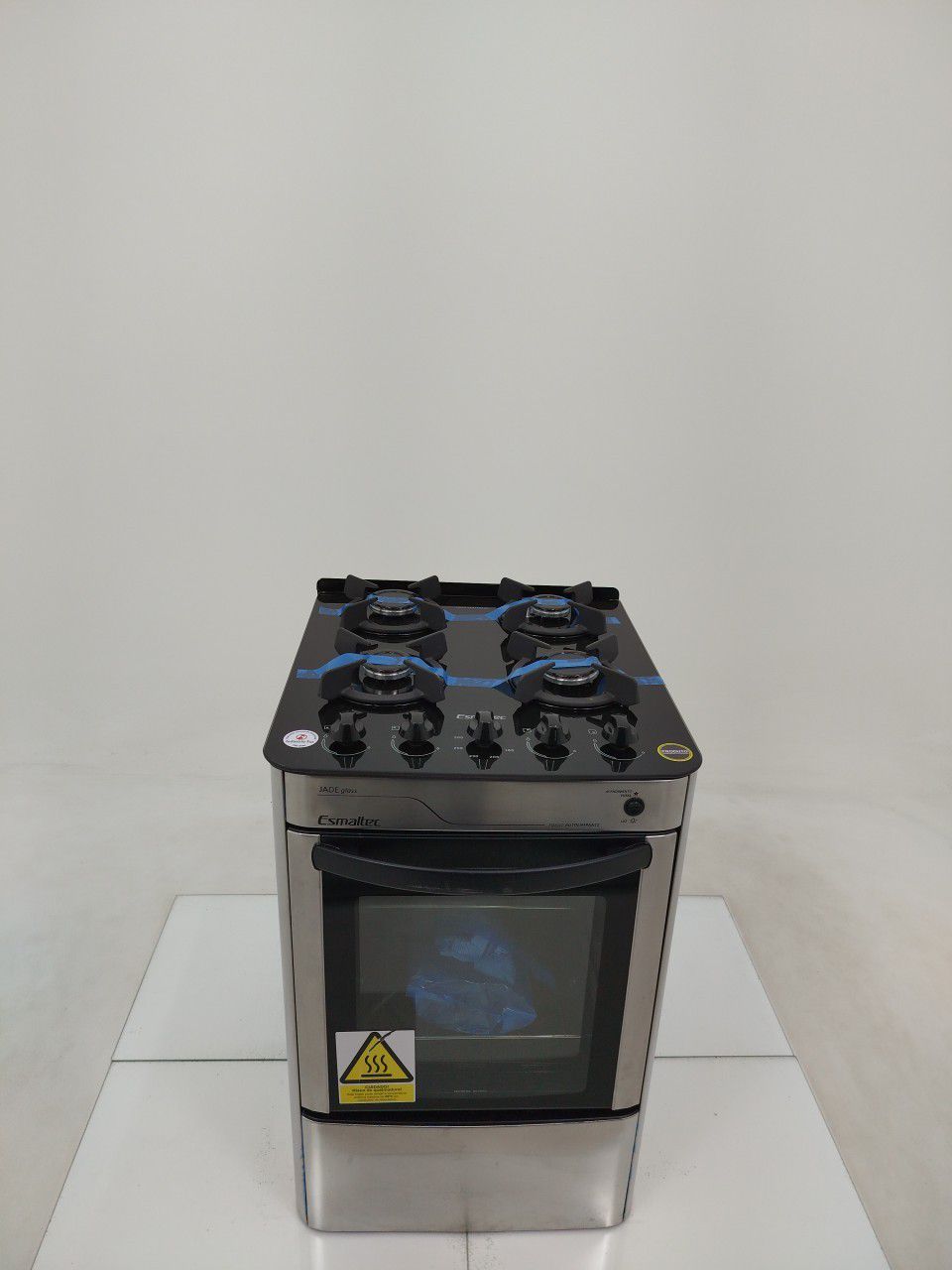 FOGAO ESMALTEC 4 BOCAS FORNO AUTOLIMPANTE E A