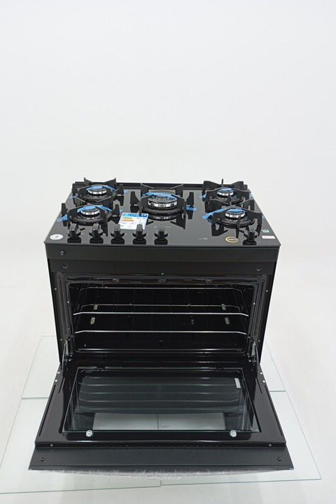 FOGAO ATLAS 5 BOCAS COM MESA DE VIDRO AGILE U
