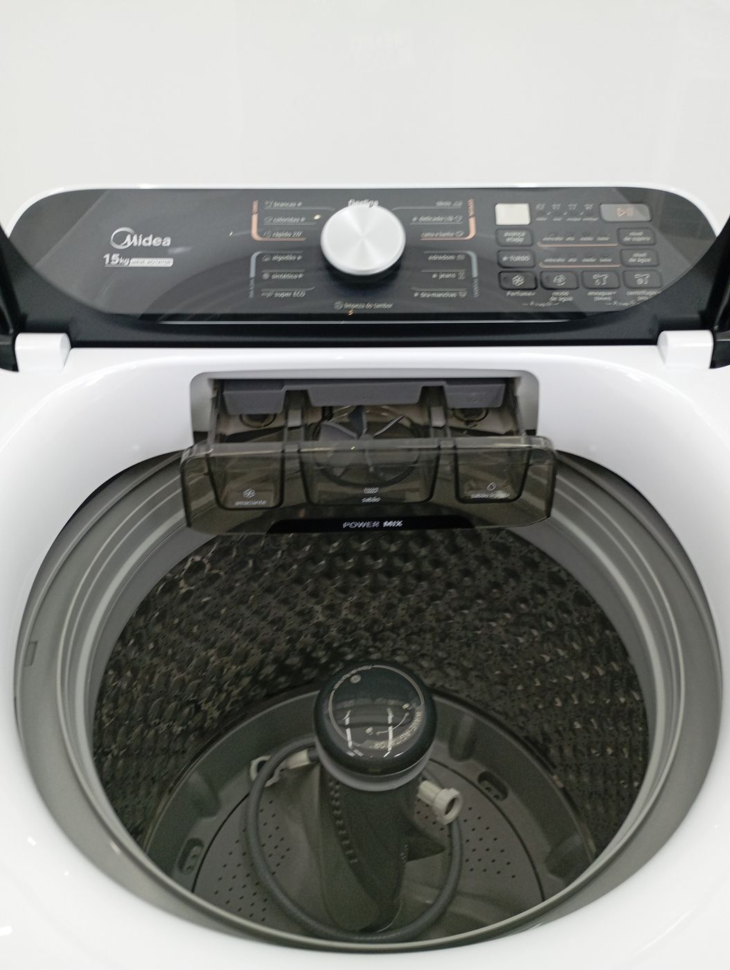 LAVADORA MIDEA LAVADORA TOP LOAD 15KG - BRANC