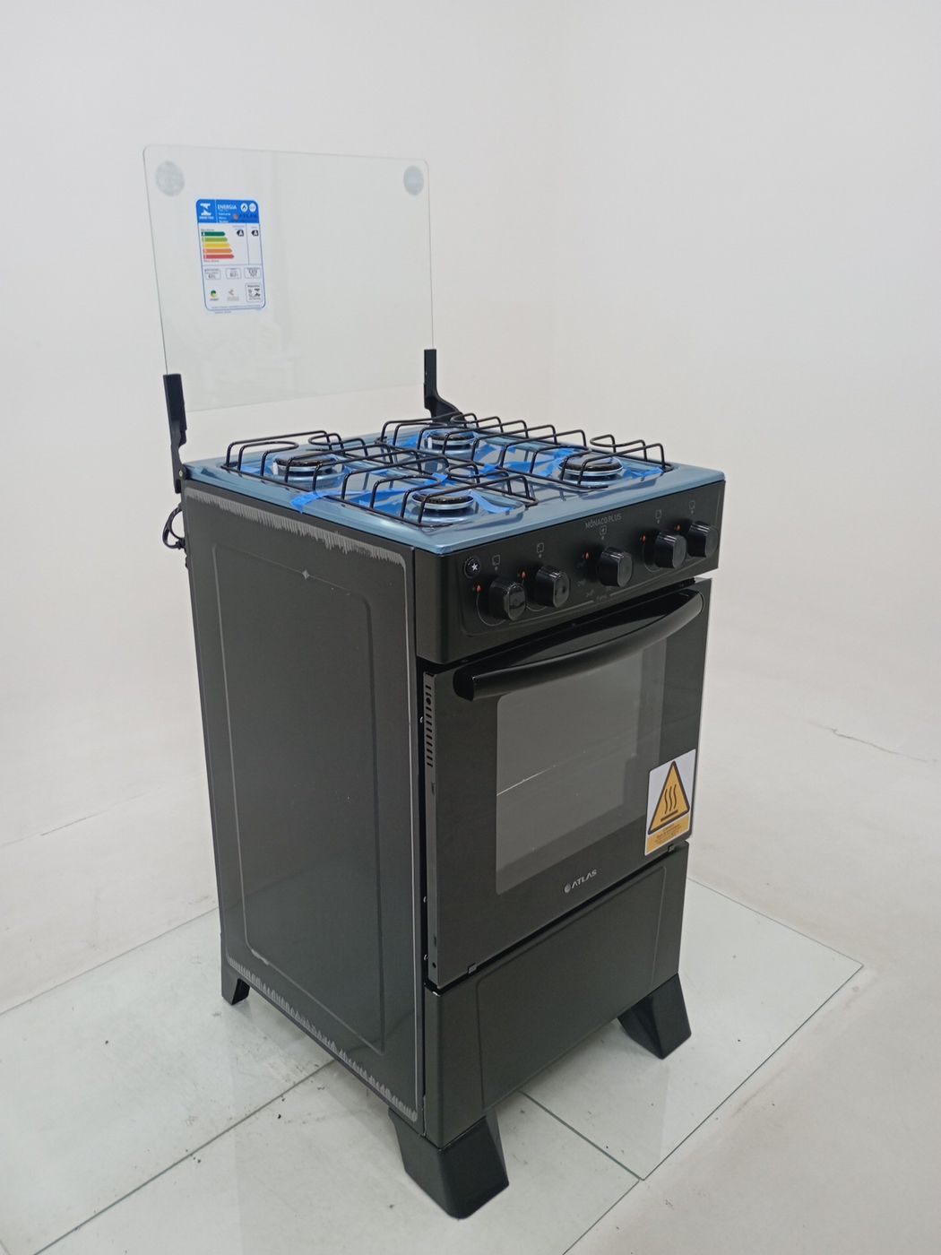 FOGAO ATLAS 4 BOCAS ACENDIMENTO AUTOMATICO - 