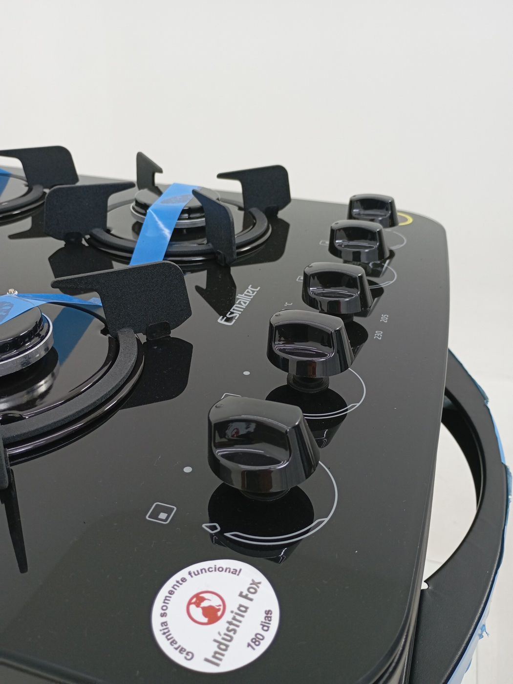 FOGAO ESMALTEC 4115 4 BOCAS PÉROLA GLASS - PR