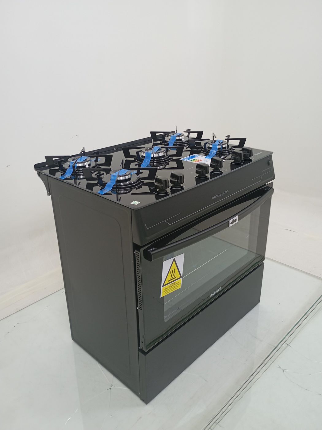 FOGAO ITATIAIA 5 BOCAS ELECTRA GLASS PLUS - P