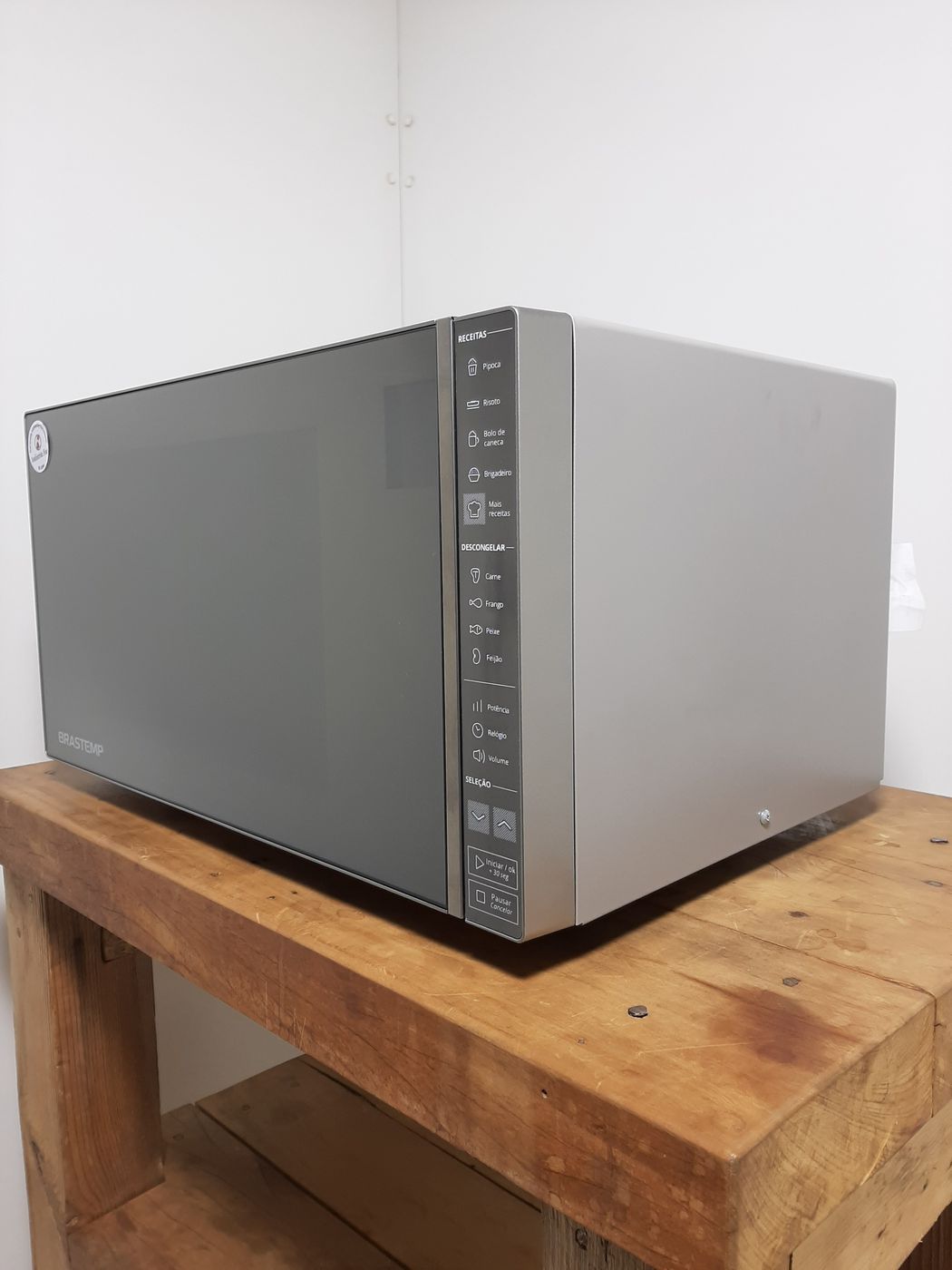 MICRO-ONDAS BRASTEMP 45 L - INOX