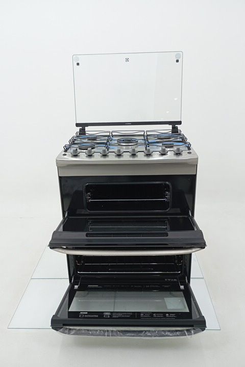 FOGAO ELECTROLUX FE5DC 5 BOCAS DUPLO FORNO PE