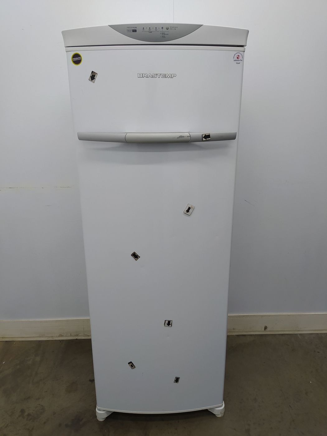 Freezer Brastemp 228l Vertical Flex Frost Free 1 Porta Branco TudoBônus