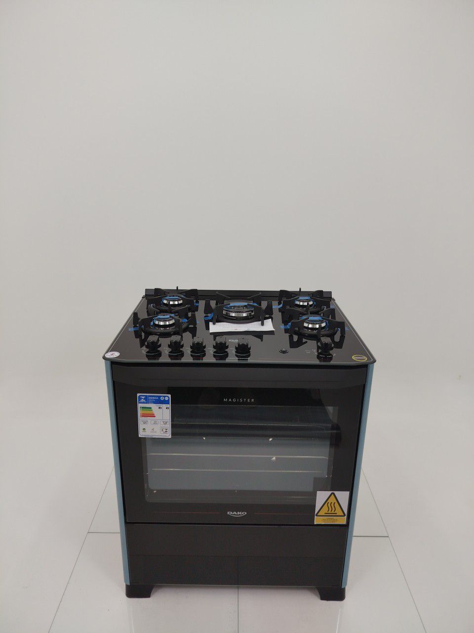 FOGAO DAKO 5 BOCAS MESA DE VIDRO MAGISTER - P