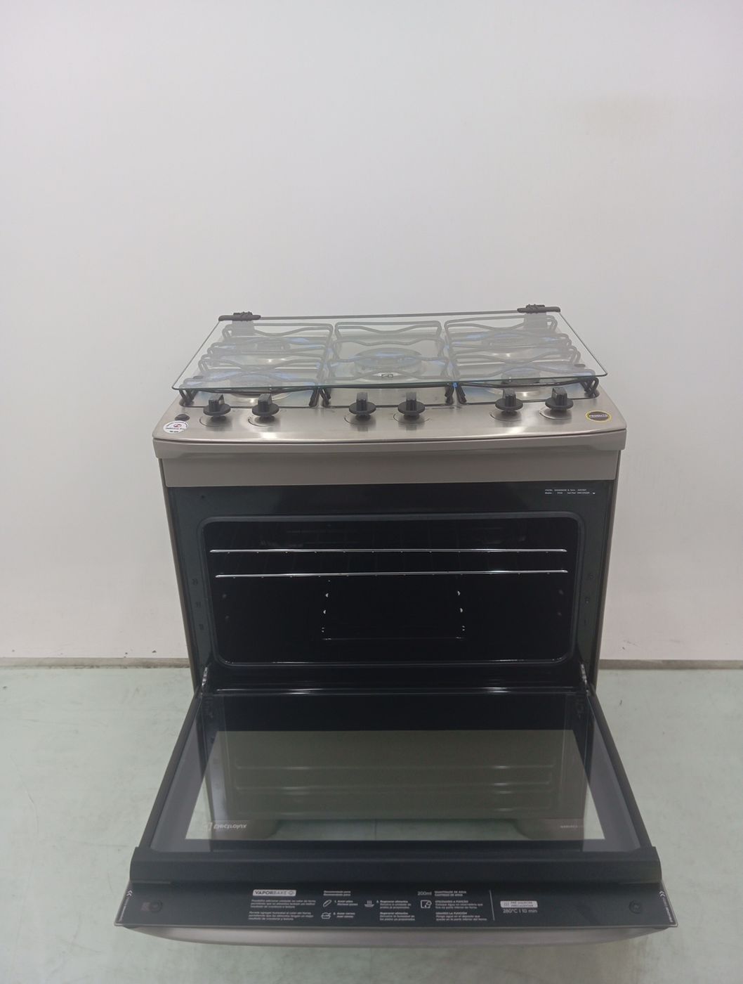 FOGAO ELECTROLUX FE5IG 5 BOCAS MESA INOX PERF
