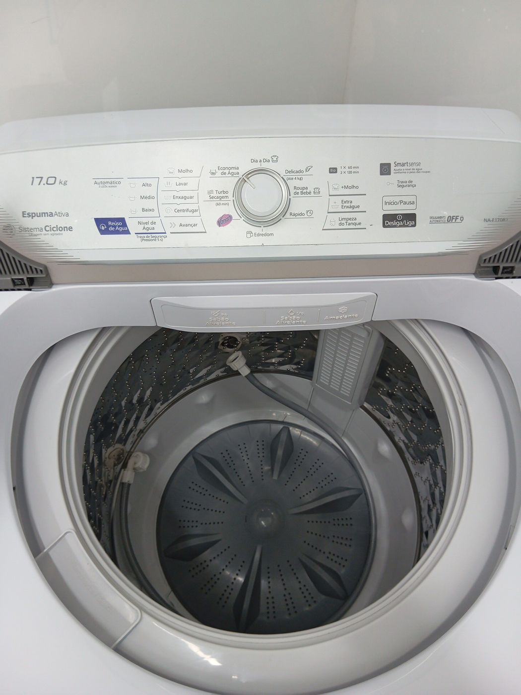 LAVADORA PANASONIC LAVAGEM INTELIGENTE 17KG -