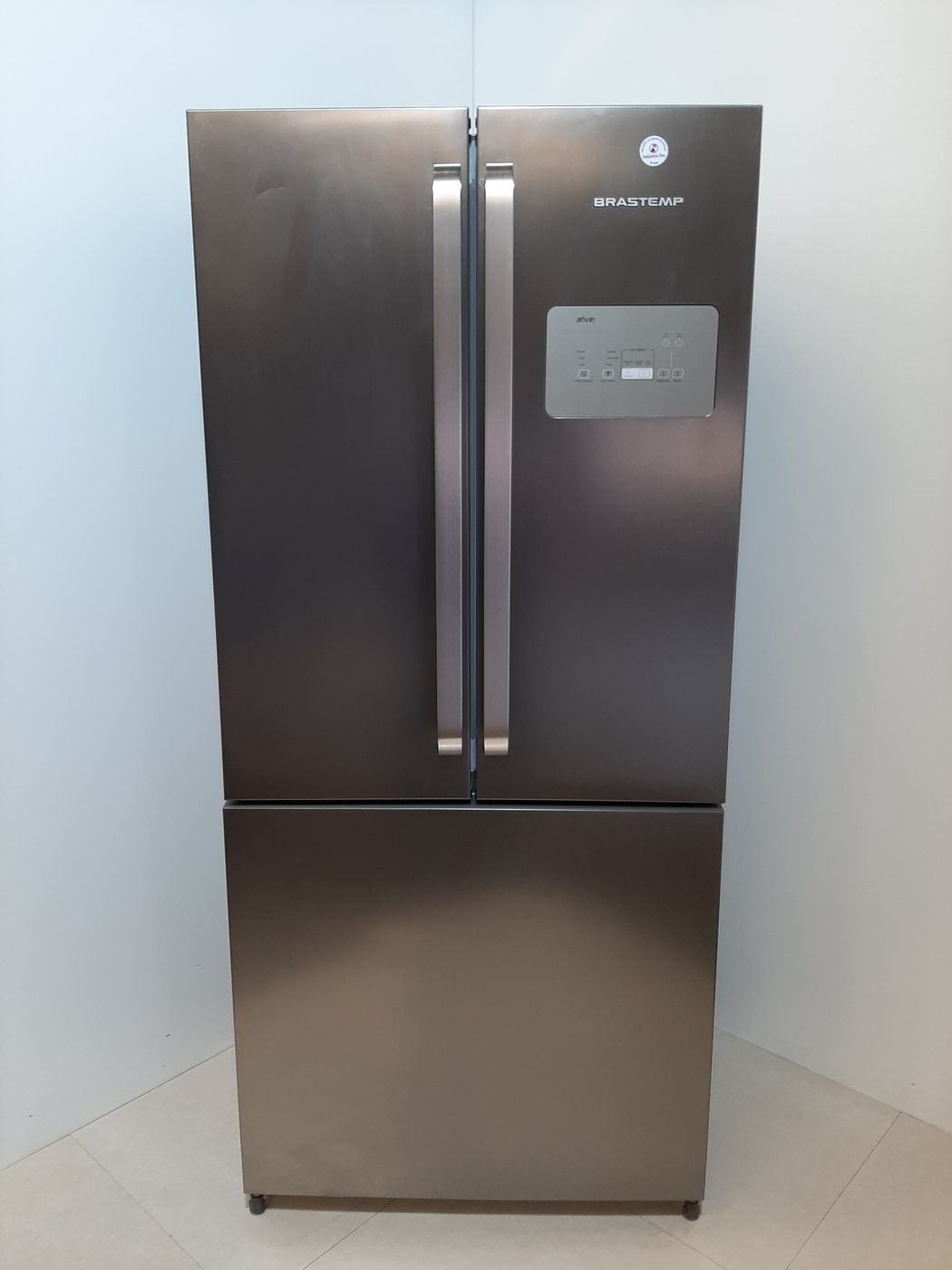 REFRIGERADOR BRASTEMP 3PORTAS 540L PL - INOX