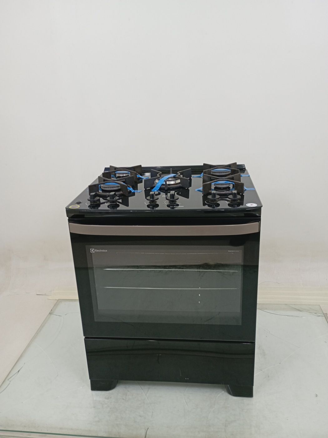 FOGAO ELECTROLUX FE5GB 5 BOCAS MESA DE VIDRO 