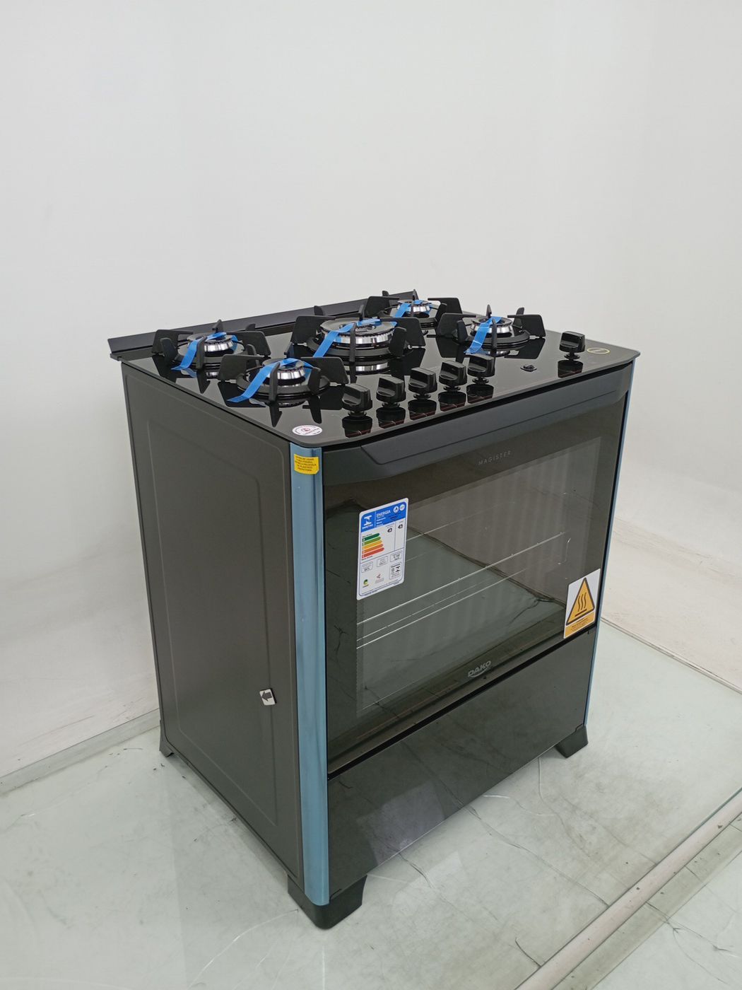 FOGAO DAKO 5 BOCAS MESA DE VIDRO MAGISTER - P