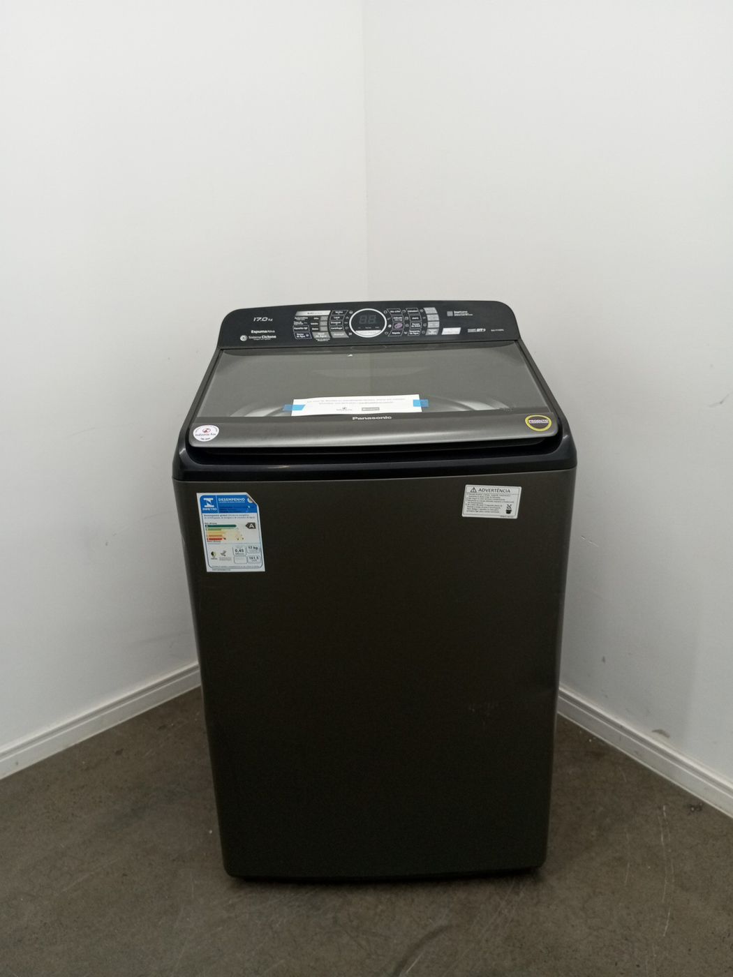 LAVADORA PANASONIC 17KG C/ PAINEL DIGITAL E P