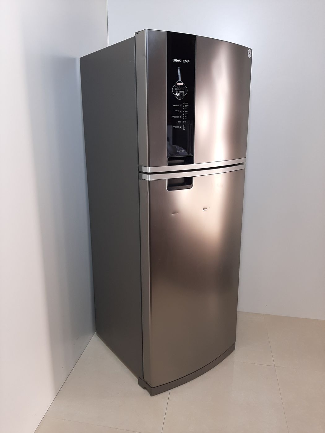 REFRIGERADOR BRASTEMP 2 PORTAS 462L PL - INOX