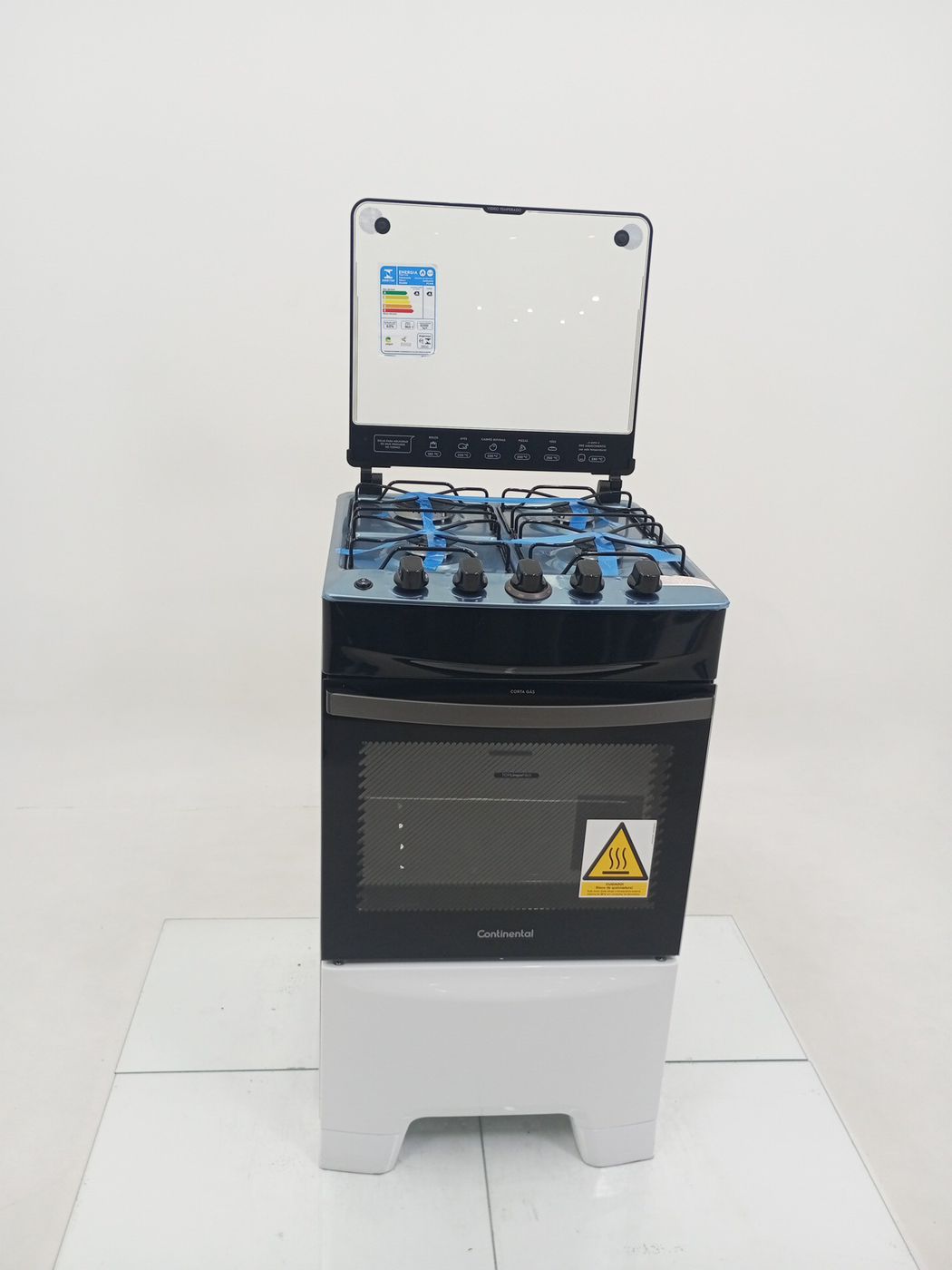 FOGAO CONTINENTAL FC4IB 4 BOCAS MESA DE INOX 
