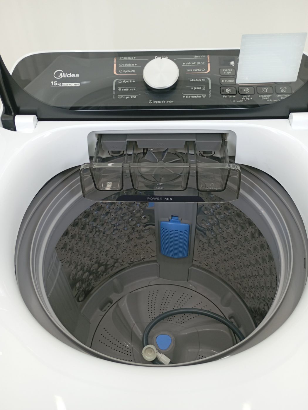 LAVADORA MIDEA LAVADORA TOP LOAD 15KG - BRANC