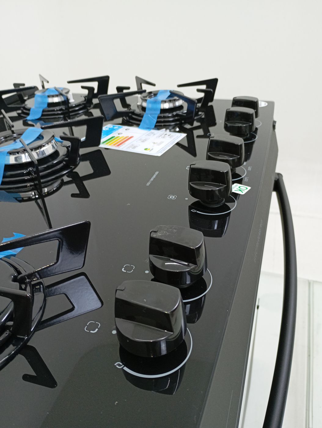 FOGAO ITATIAIA 5 BOCAS ELECTRA GLASS PLUS - P