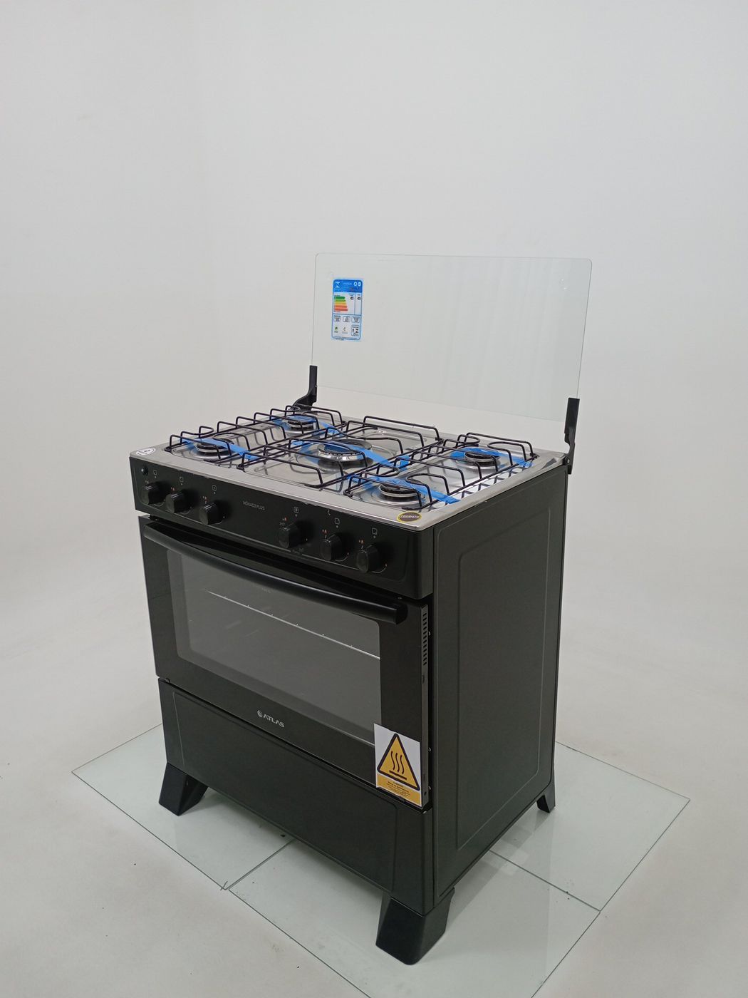 FOGAO ATLAS 5 BOCAS MESA DE ACENDIMENTO AUTOM