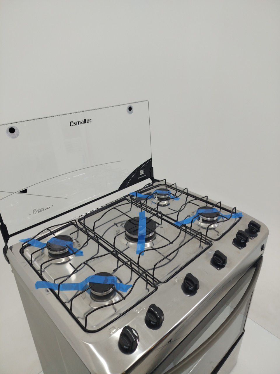 FOGAO ESMALTEC 5 BOCAS COM FORNO AUTOLIMPANTE