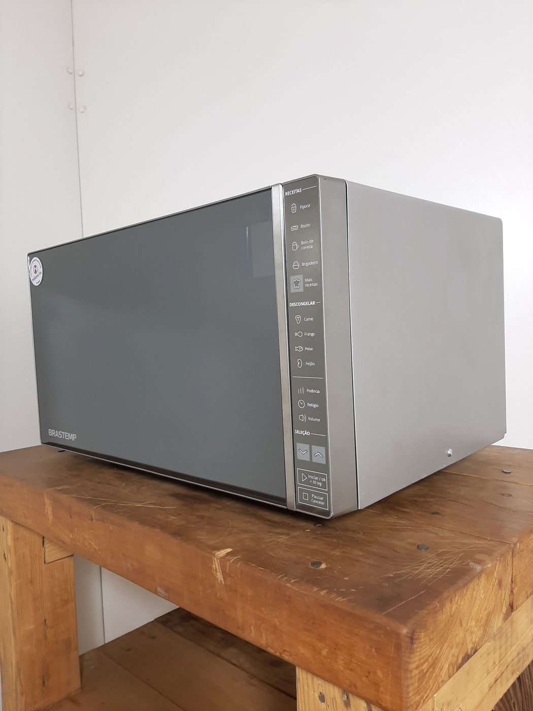 MICRO-ONDAS BRASTEMP 45 L - INOX