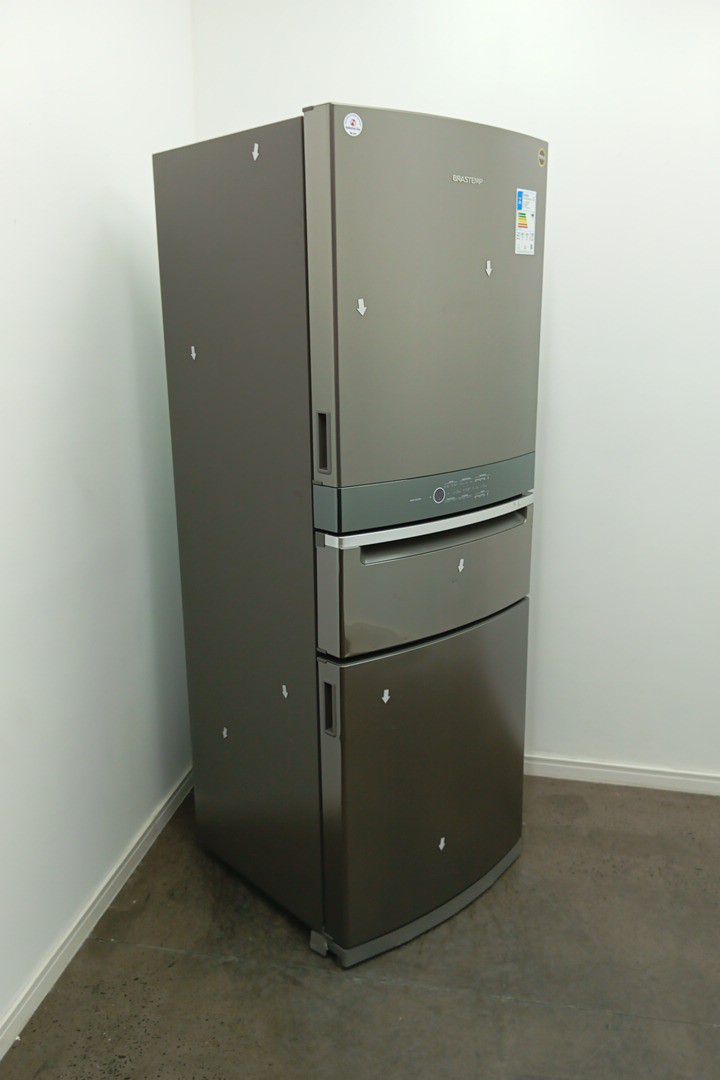 REFRIGERADOR BRASTEMP FROST FREE 419L - INOX