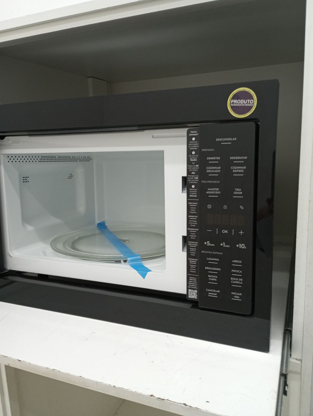 MICRO-ONDAS ELECTROLUX ME3BP EMBUTIR 34L - PR