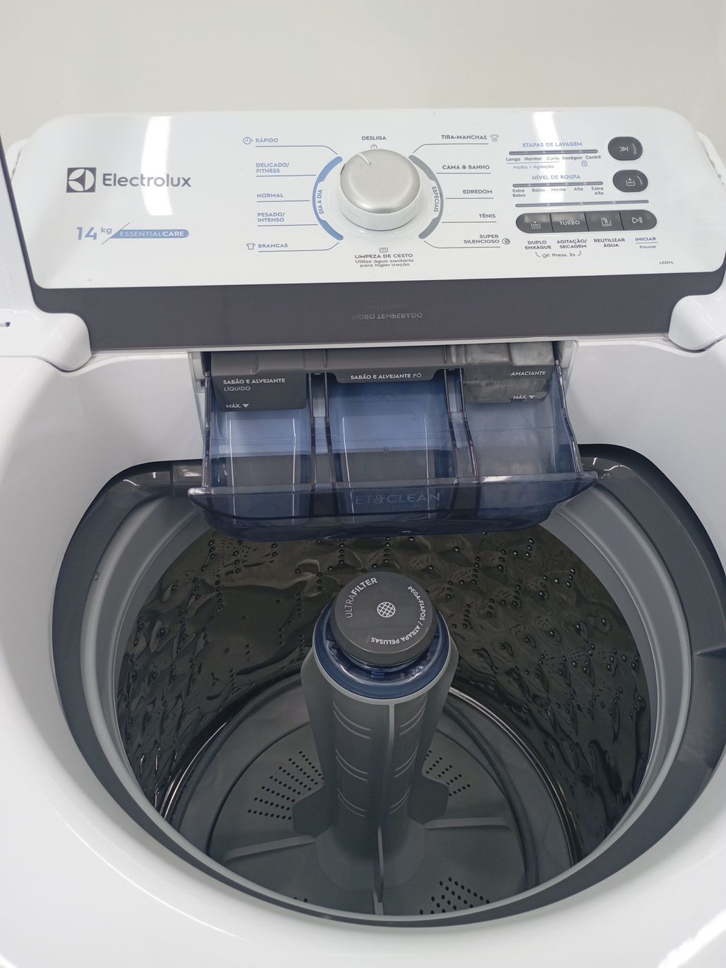 LAVADORA ELECTROLUX  LED14 14KG TOP LOAD - BR