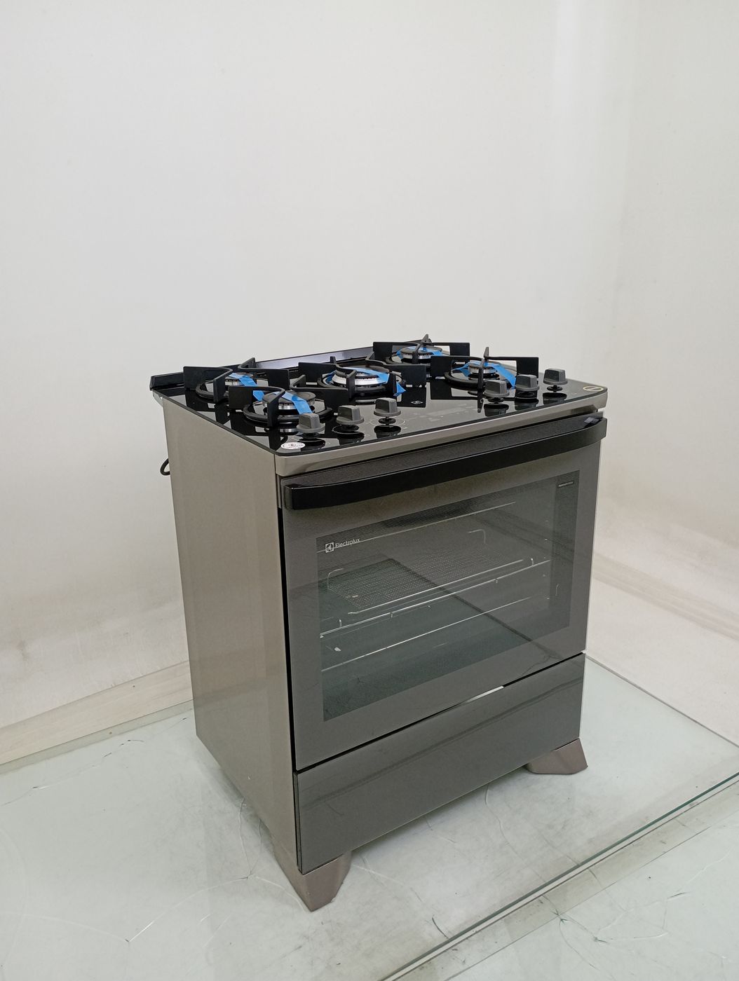 FOGAO ELECTROLUX FE5AP 5 BOCAS MESA DE VIDRO 