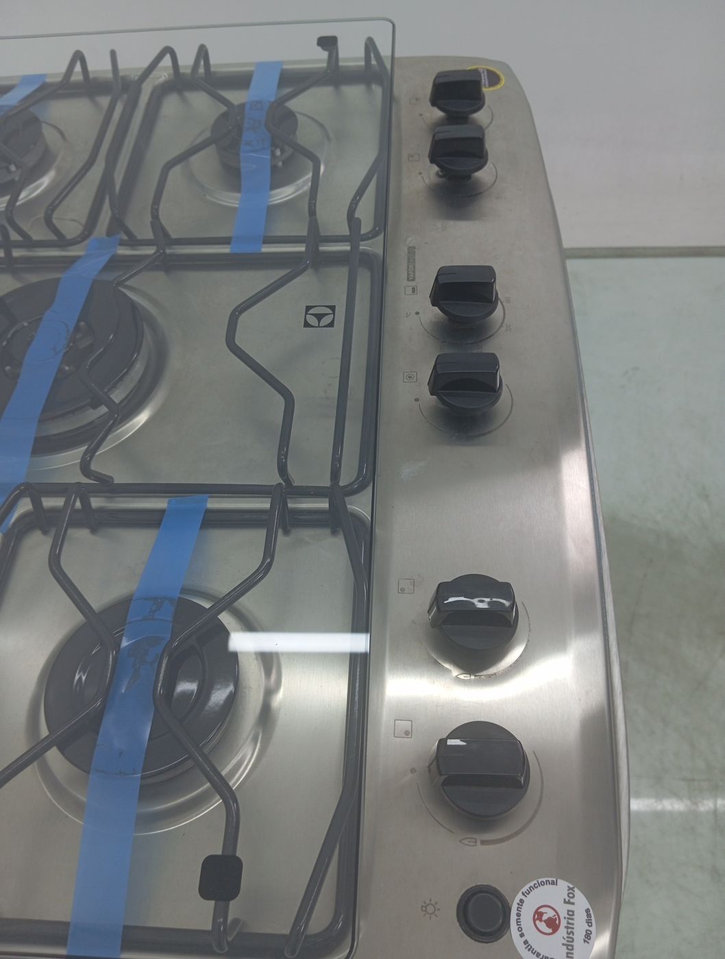 FOGAO ELECTROLUX FE5IG 5 BOCAS MESA INOX PERF