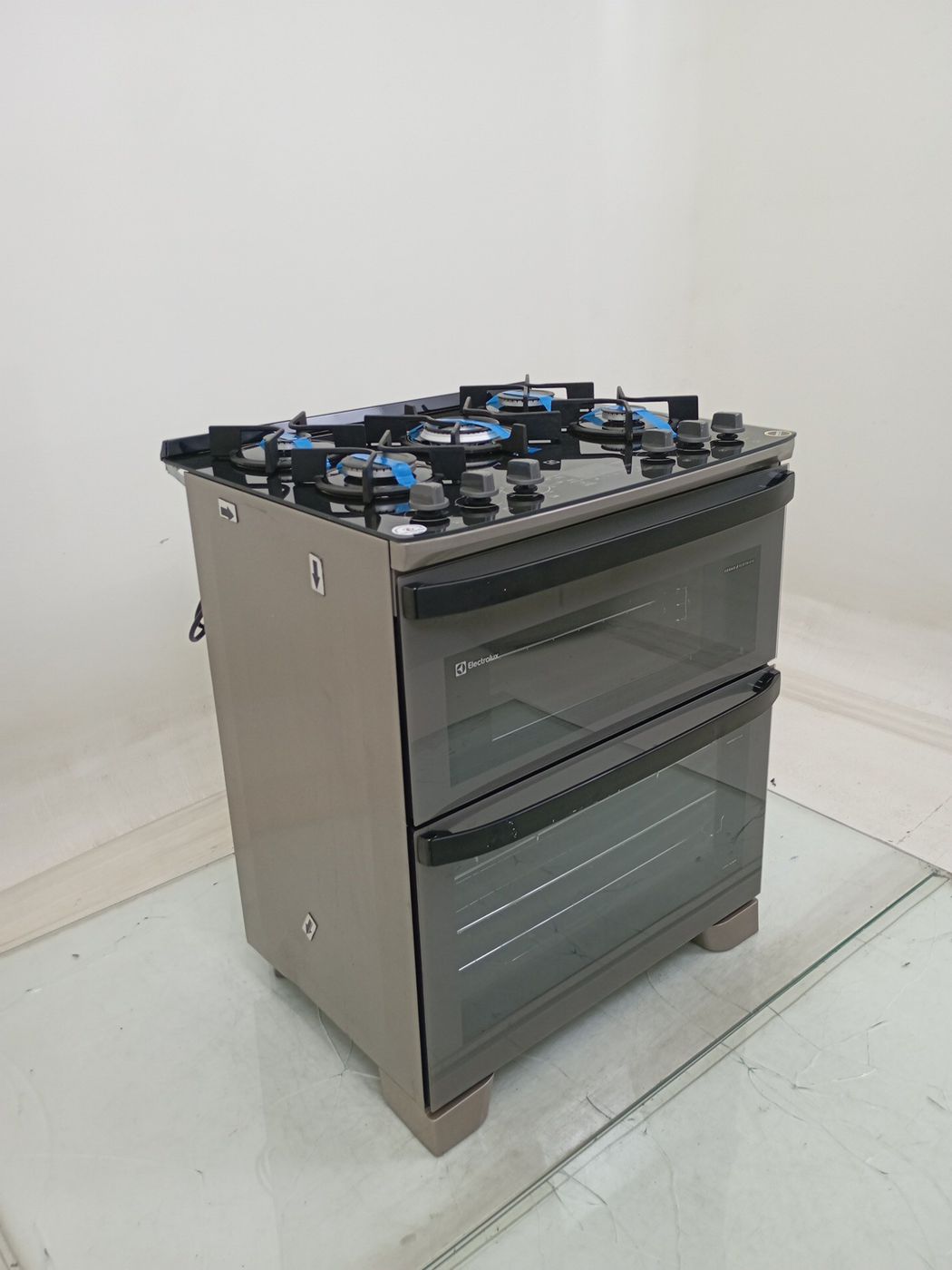 FOGAO ELECTROLUX FE5AD 5 BOCAS MESA DE VIDRO 