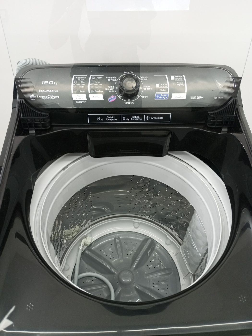 LAVADORA PANASONIC 12KG C/ PROGRAMA VANISH - 