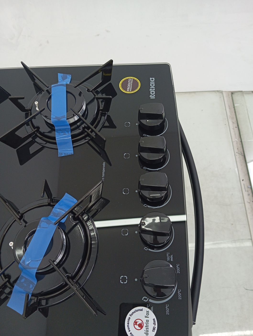 FOGAO ITATIAIA ELECTRA GLASS PLUS 4Q PTO - PR