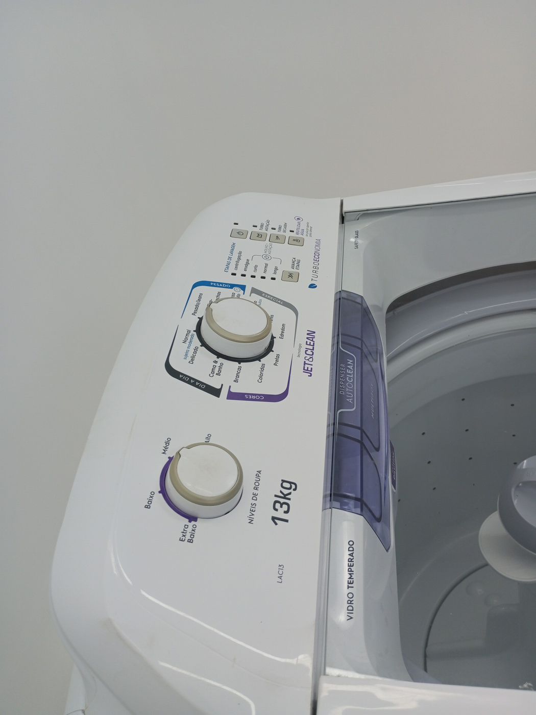 LAVADORA ELECTROLUX TOP LOAD 13 KG LAC13 TURB