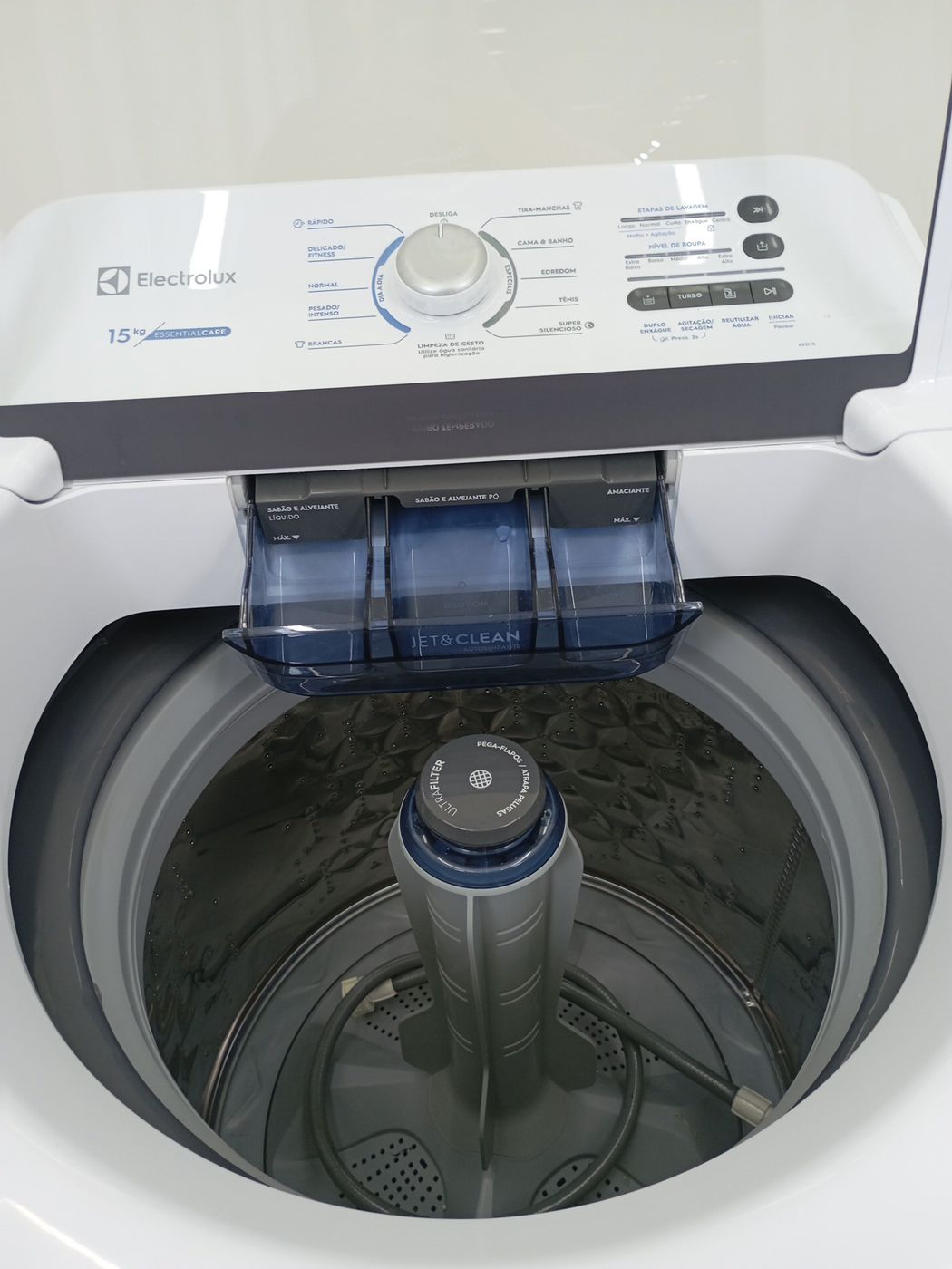 LAVADORA ELECTROLUX LED15 15KG ESSENTIAL CARE