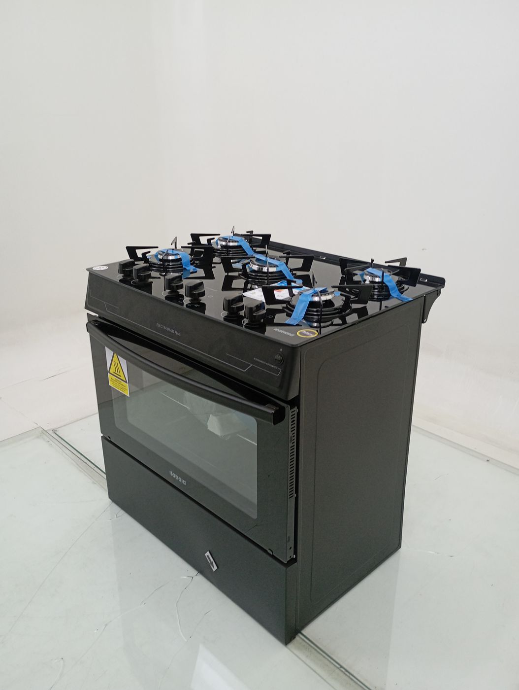 FOGAO ITATIAIA 5 BOCAS ELECTRA GLASS PLUS - P