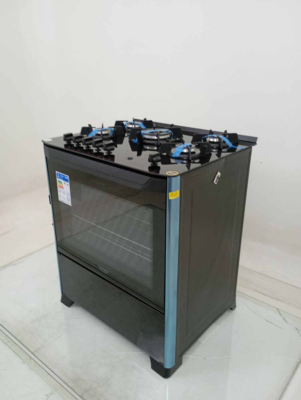 FOGAO DAKO 5 BOCAS MESA DE VIDRO MAGISTER - P