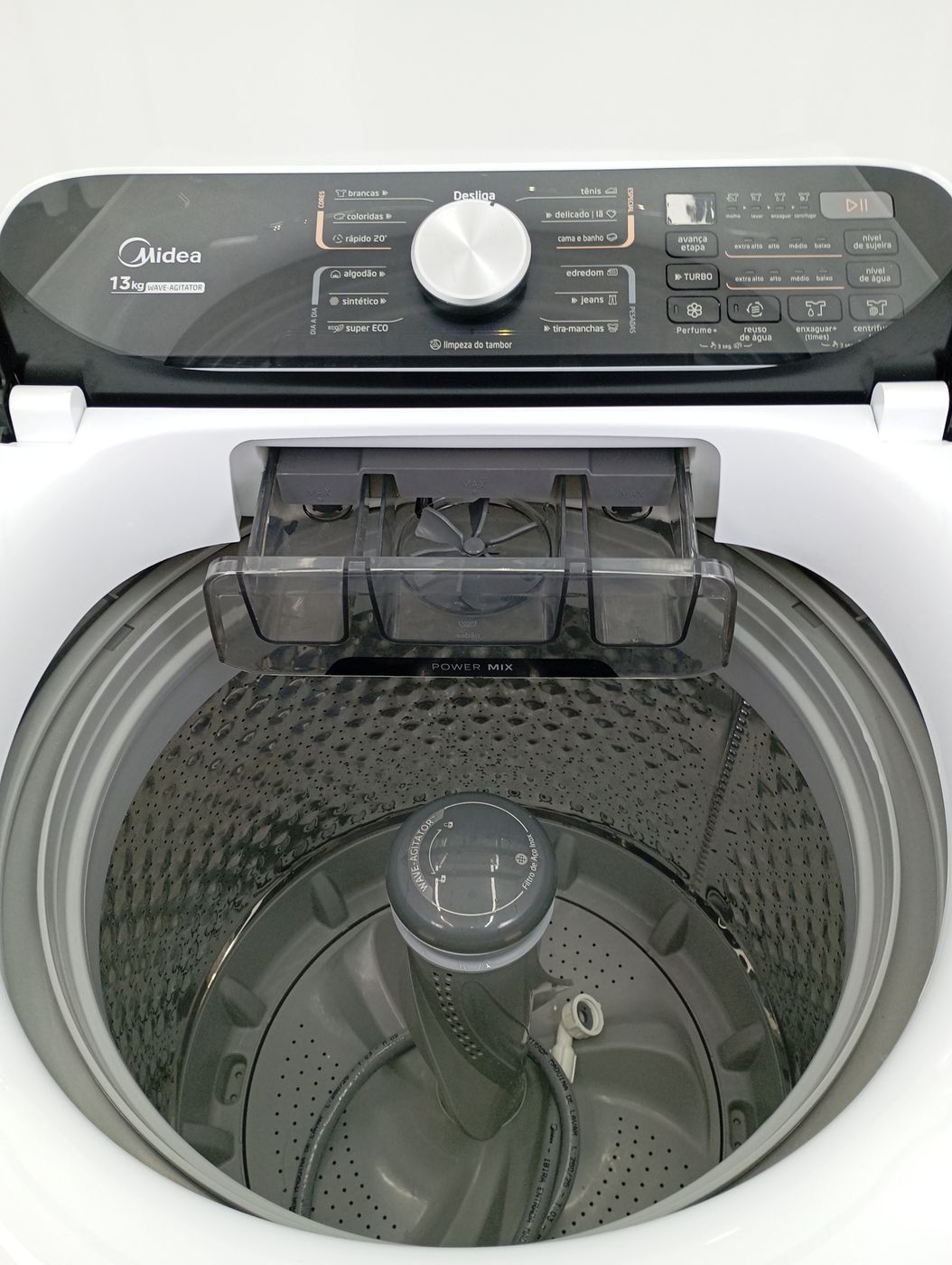 LAVADORA MIDEA LAVADORA TOP LOAD 13KG - BRANC