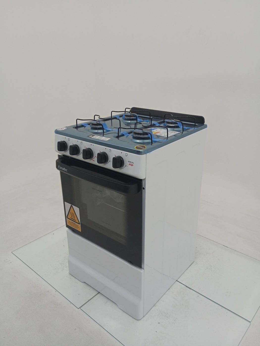 FOGAO ESMALTEC 4120 4 BOCAS IDEAL POP ACENDIM