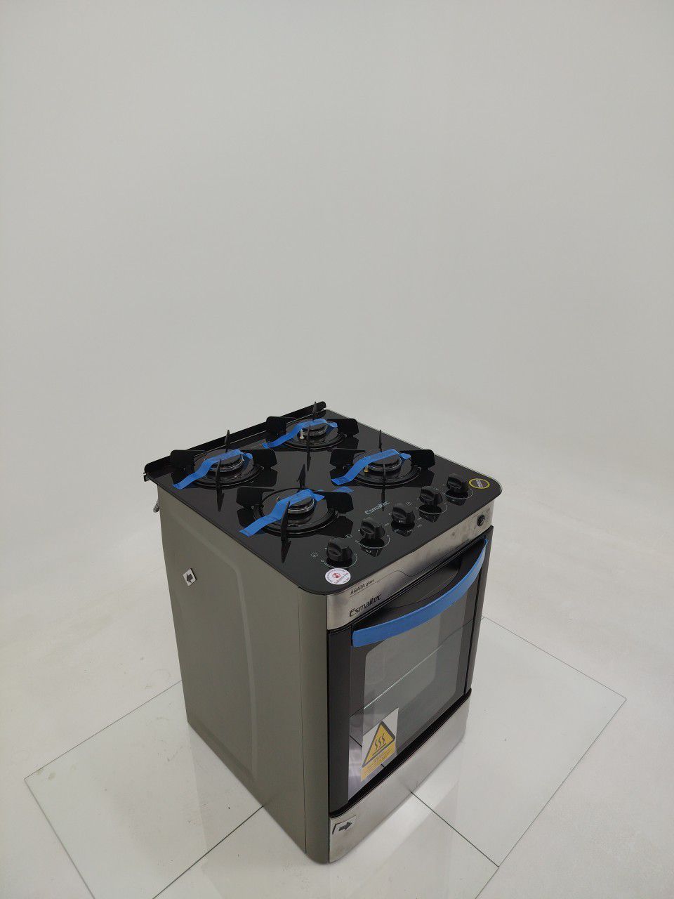 FOGAO ESMALTEC AGATA GLASS A GAS C/ ACENDIMEN
