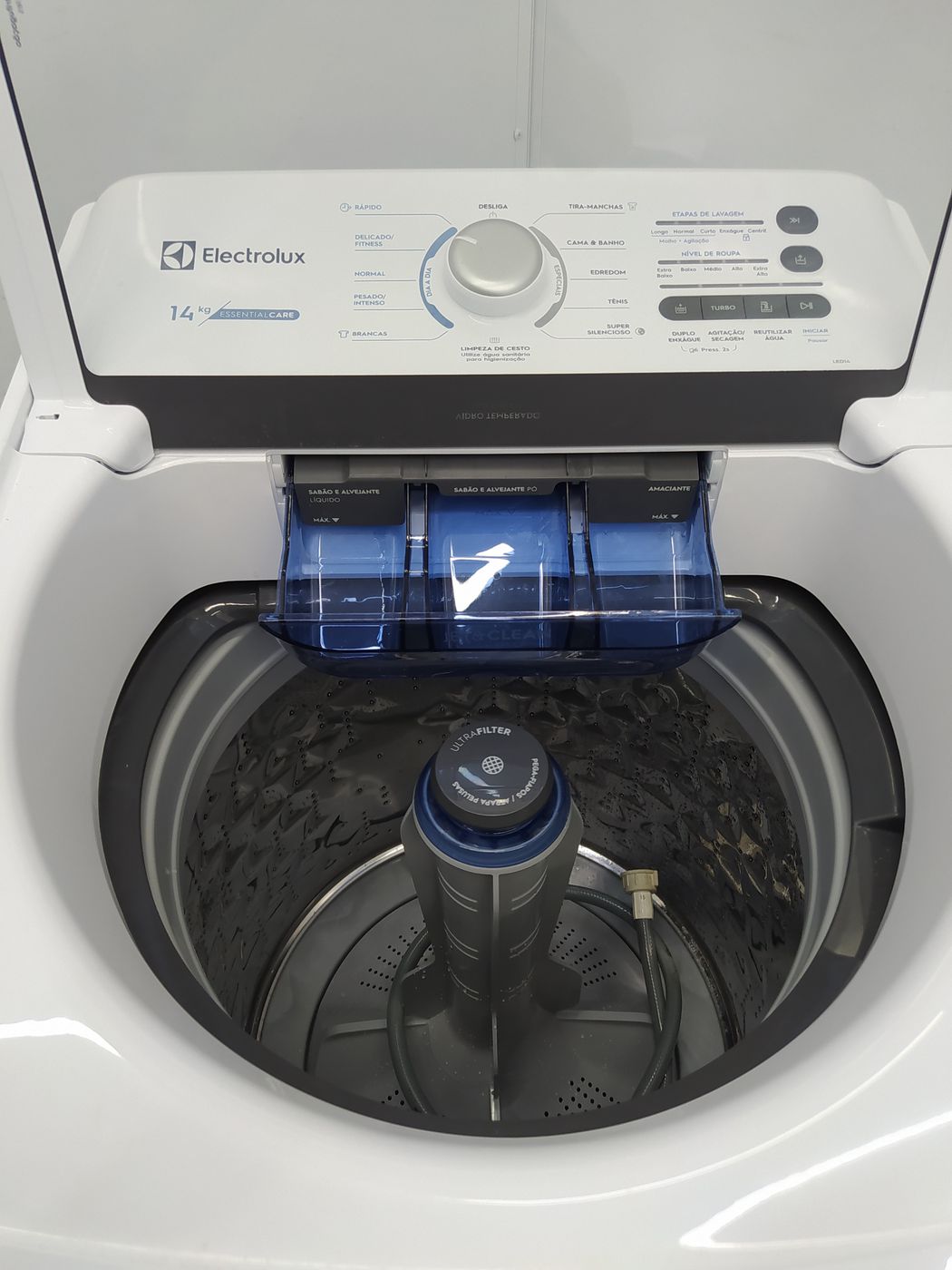 Lavadora Electrolux Led14 Lav Roupas Top Load Led14 Branco Branco