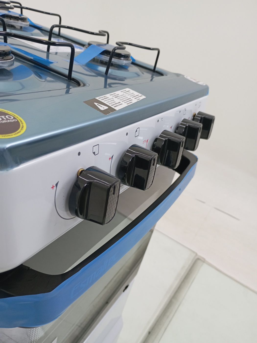 FOGAO ESMALTEC 4120 4 BOCAS IDEAL POP ACENDIM